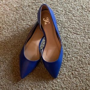 NWOT Cute blue flats